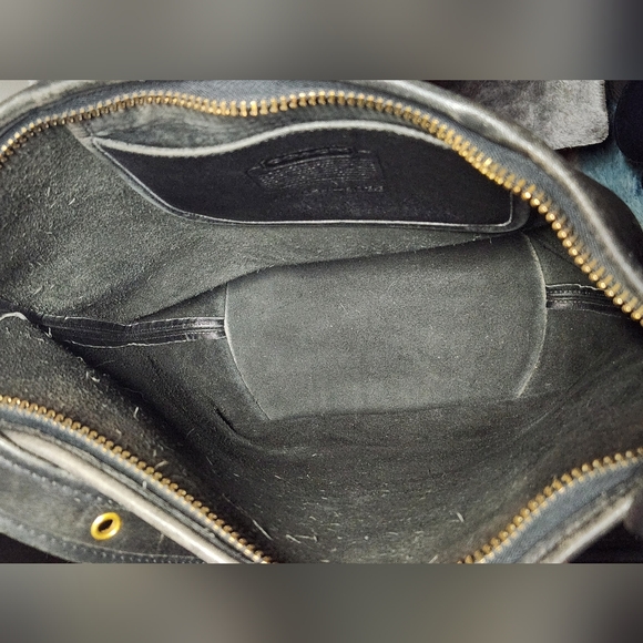 Vintage Coach XL Duffle Sac Shoulder Bag Black 9085 - Picture 11 of 13